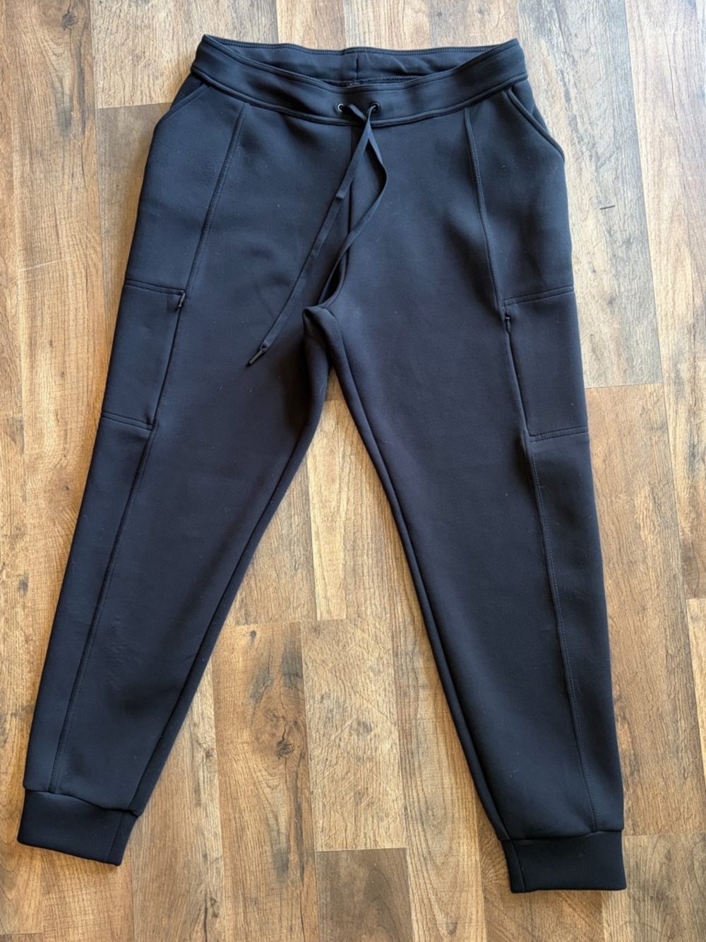 32 Degrees Heat - Black Slim Fit Joggers with Drawstring